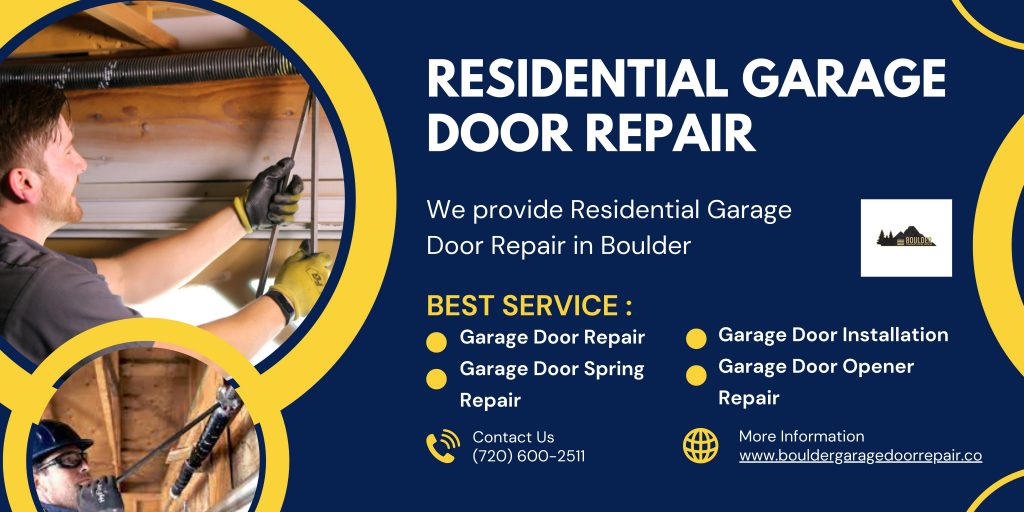 Residential garage door repair